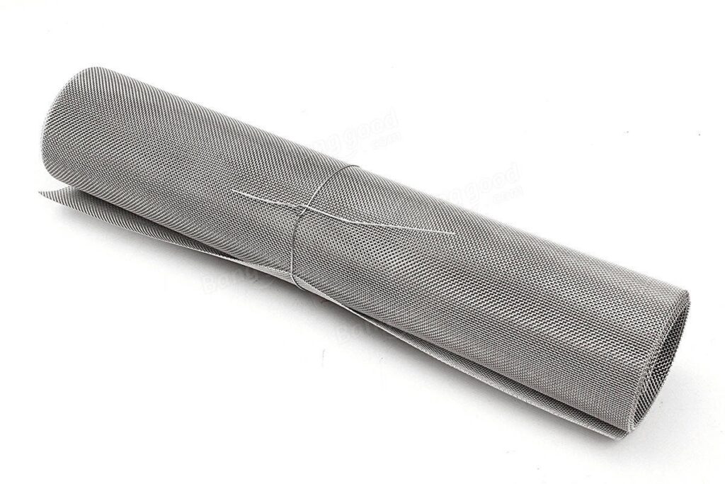 Plain weave stainless steel wire mesh roll
